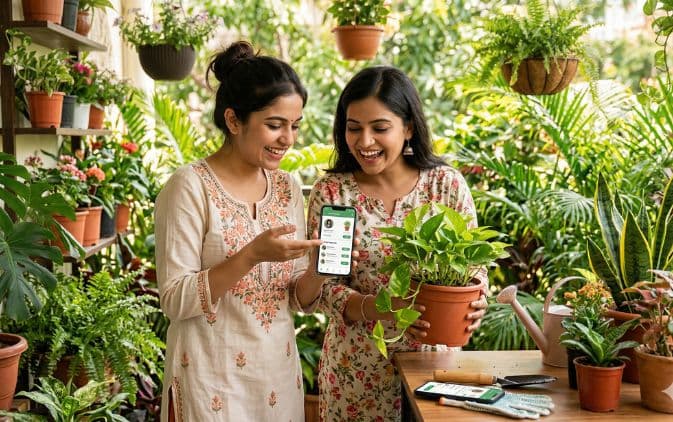 Beautiful plants collection